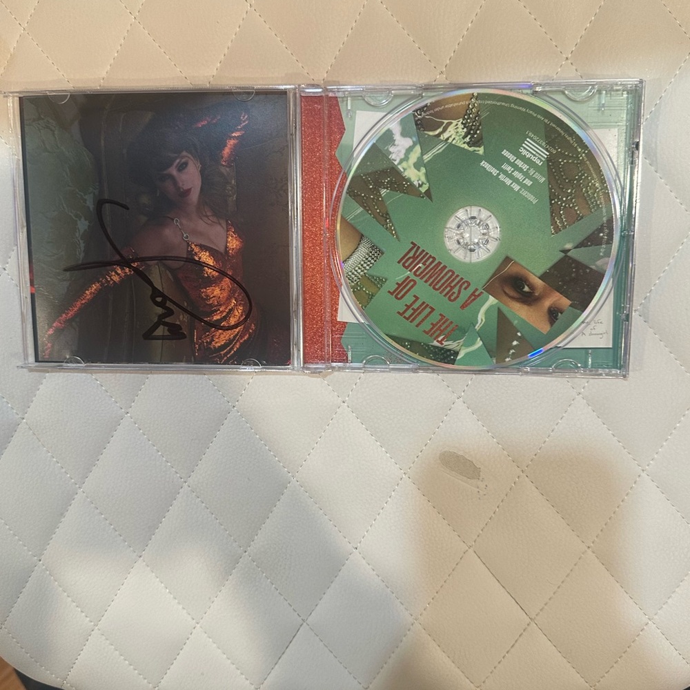 The Life of a Showgirl Signed CD Taylor Swift
